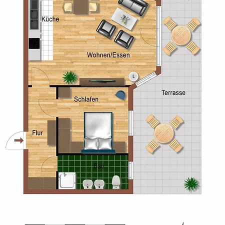 דירה Haus Wenden We 3 Ostseebad Kühlungsborn